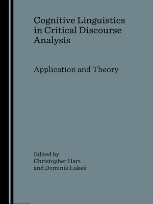 cover image of Cognitive Linguistics in Critical Discourse Analysis
